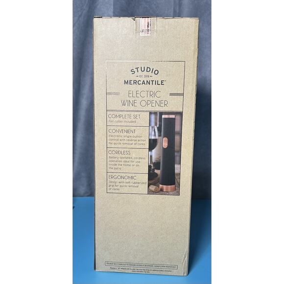 Studio Mercantile Single Button Control Electric Wine Opener - Picture 2 of 2